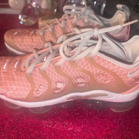 Nike Shoes - Nike Coral and White Air Max Sneakers